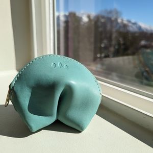 Portland Leather Mint Fortune Cookie Pouch